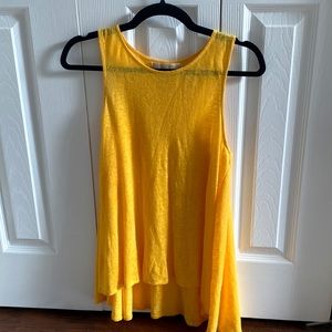 MICHAEL Michael Kors Yellow High-Low Tank Sz. XS